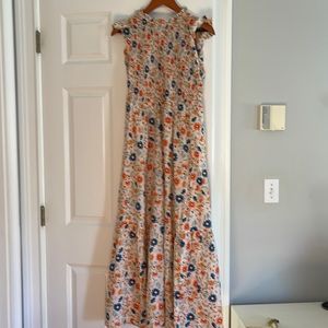 Floral ruffle maxi from the loft outlet!